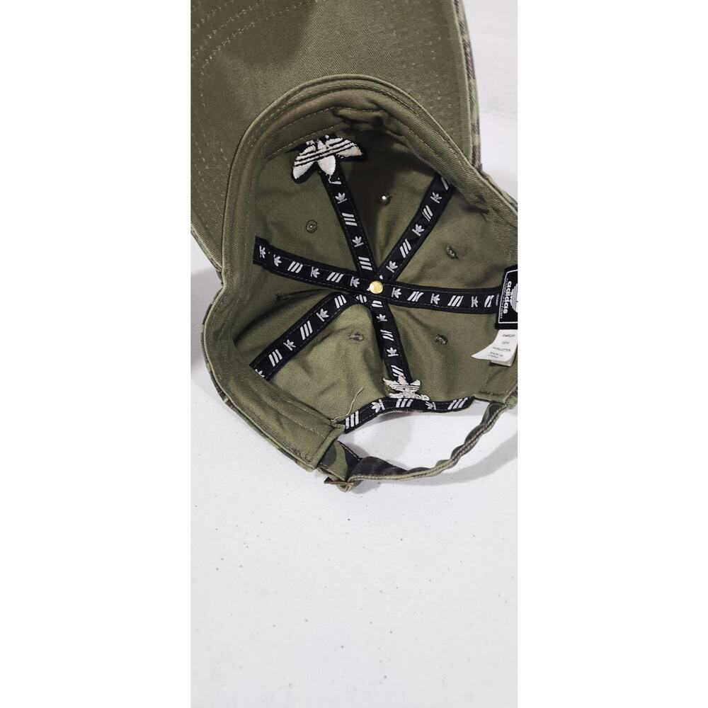 Adidas Originals Forest Camouflage Embroidered Trefoil Logo Hat Size OSFM - Picture 12 of 12